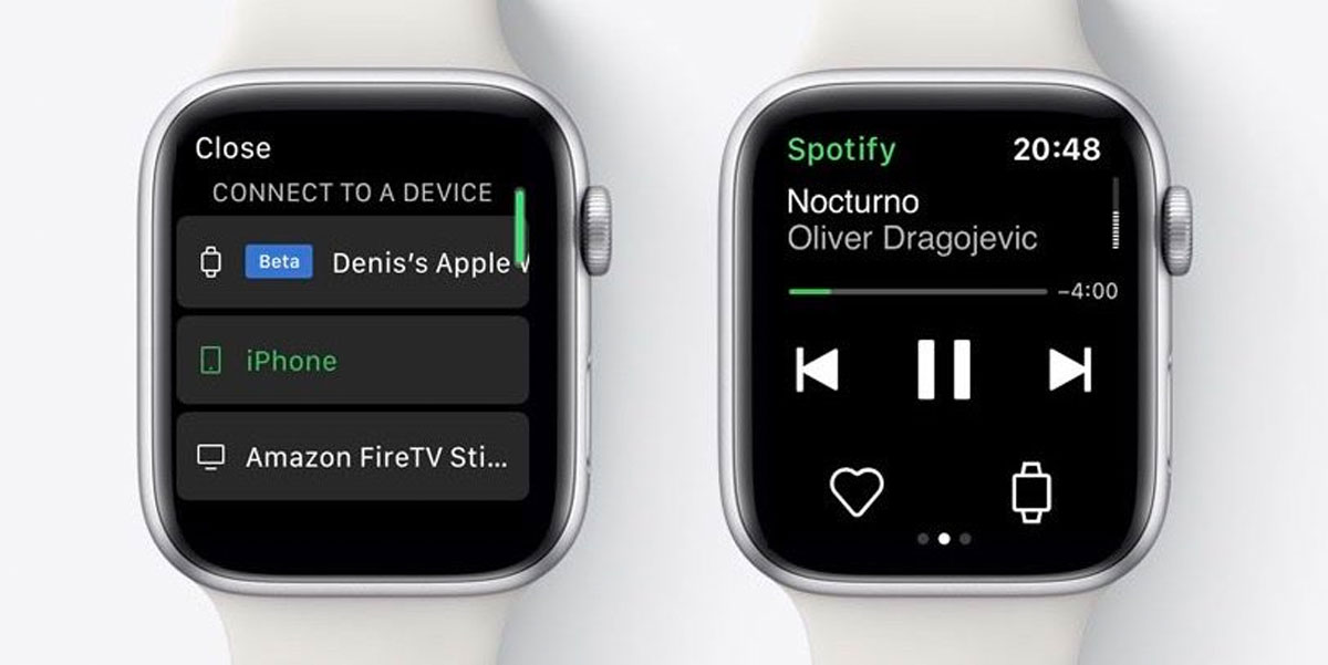 spotify apple watch streaming