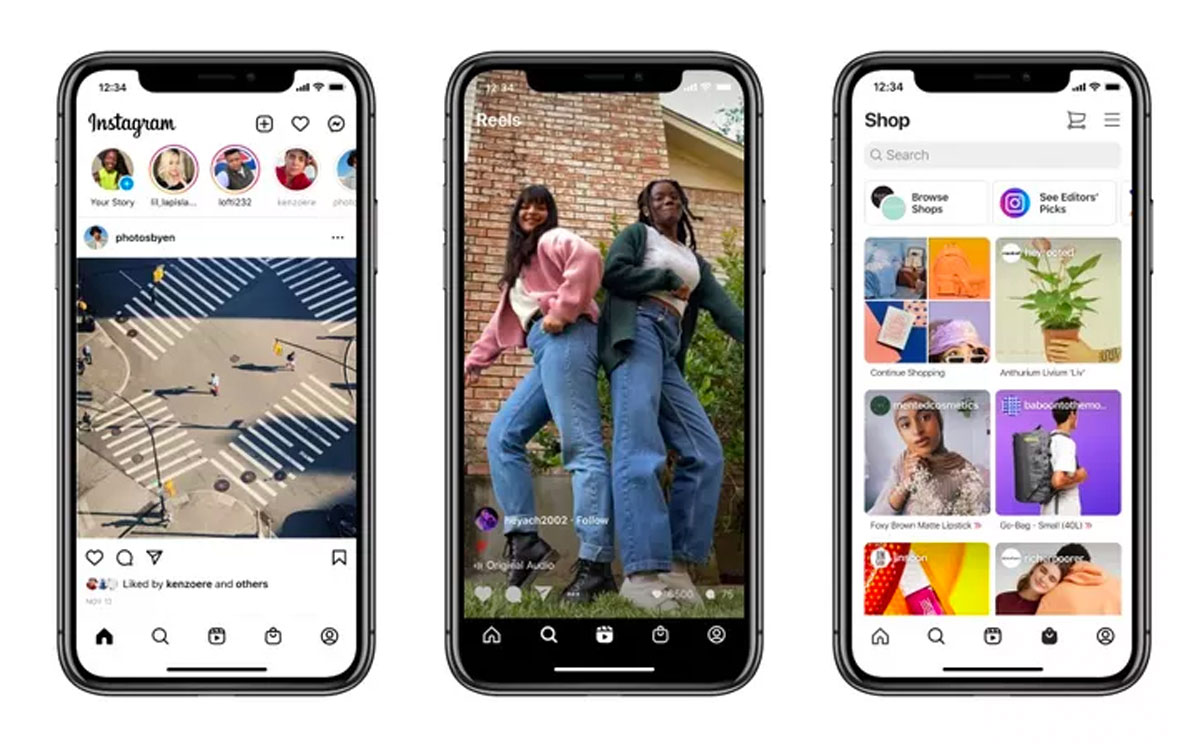 instagram home screen redesign